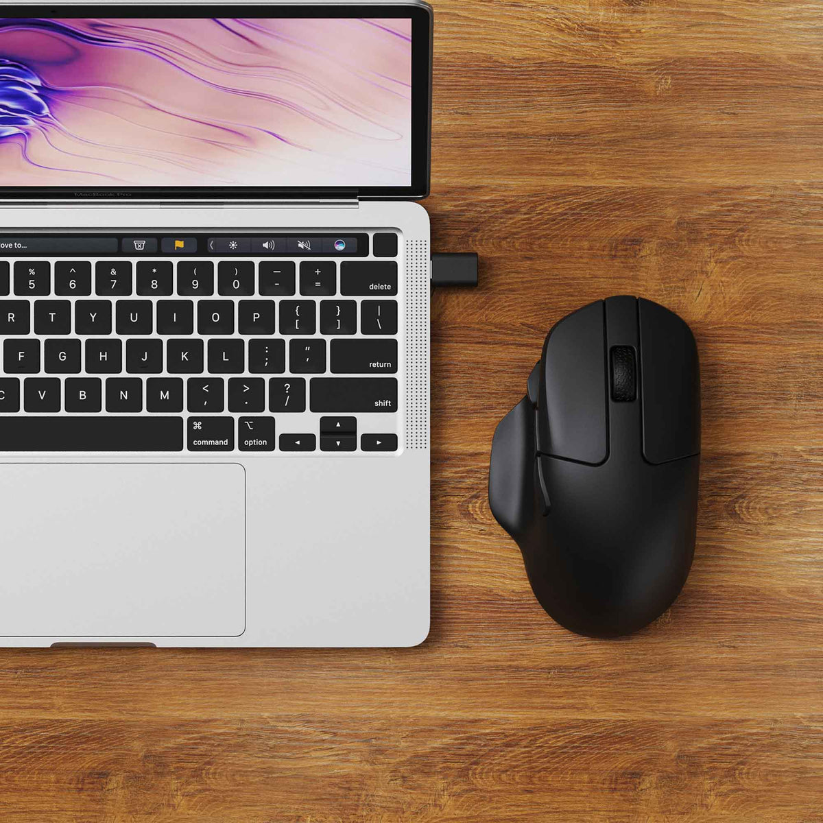 Connect the M7 with Type-C port laptops