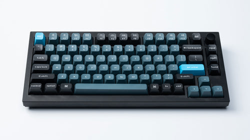Double Shot KSA PBT Keycap Full Keycap Set - Dark Gray and Grayish Blue Double Shot KSA PBT Keycap Full Keycap Set - Dark Gray and Grayish Blue