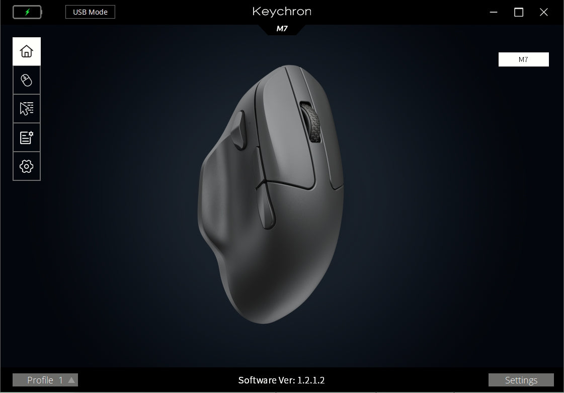 Keychron engine of the Keychron M7 wireless mouse