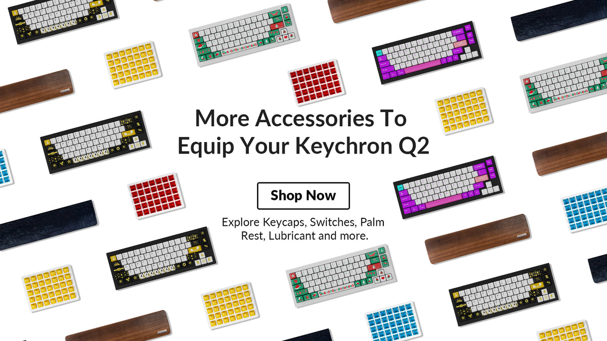 Keychron Q2 65% Custom Mechanical Keyboard