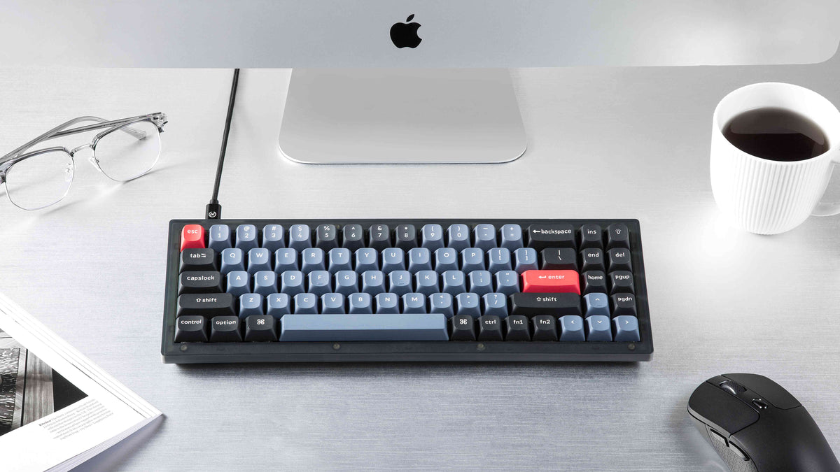 OSA Profile Double-shot PBT Keycaps of Keychron V7 Custom Mechanical Keyboard