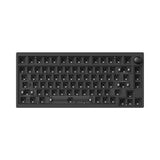 Lemokey P1 Pro QMK/VIA Wireless Custom Gaming Keyboard 75 Percent Layout Aluminum Carbon Black Barebone for Windows Mac Linux